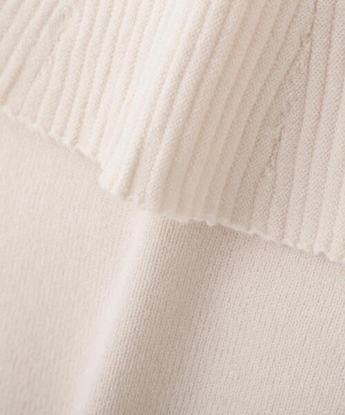 PROPORTION BODY DRESSING（プロポーションボディドレッシング）の「オフショルダーニット / 1213270600（ニット/セーター・レディース・ピンク/ブラック/ホワイト系その他・MEDIUM/SMALL）」の17枚目の写真