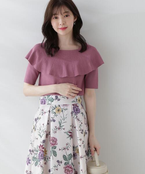 PROPORTION BODY DRESSING（プロポーションボディドレッシング）の「オフショルダーニット / 1213270600（ニット/セーター・レディース・ピンク/ブラック/ホワイト系その他・MEDIUM/SMALL）」の19枚目の写真