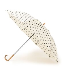 Traditional Weatherwear（トラディショナルウェザーウェア）の「Traditional Weatherwear: ドット バンブー ハンドル アンブレラ ライト（長傘・キッズ）」