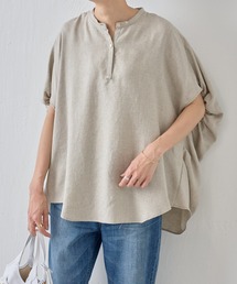 BEARDSLEY | 麻調合繊ブラウス(シャツ/ブラウス)