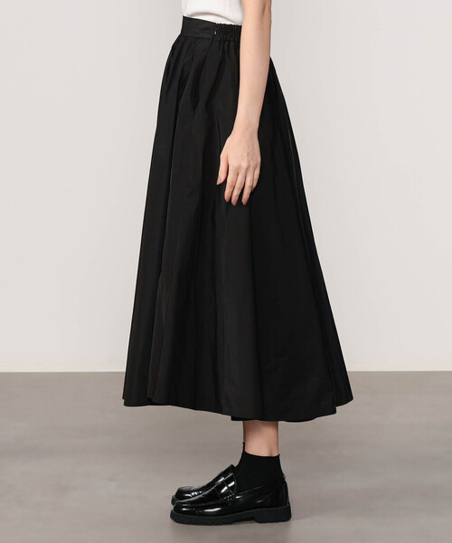 【美品】eunoia ブラック プリーツスカート eunoia | プリーツスカート WOMEN
