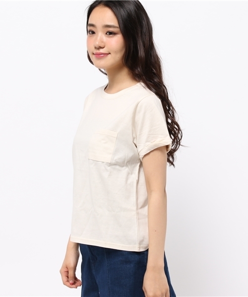 Chico（チコ）の「ポケットT（Tシャツ/カットソー・レディース・アイボリー・FREE）」の3枚目の写真
