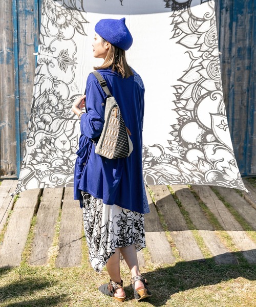 チャイハネ（チャイハネ）の「【チャイハネ】コマリユワンショルダーバッグ（ボディバッグ/ウエストポーチ・レディース・カーキ/ベージュ/ブラック・FREE）」の12枚目の写真