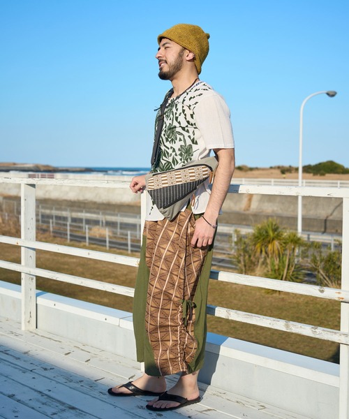 チャイハネ（チャイハネ）の「【チャイハネ】コマリユワンショルダーバッグ（ボディバッグ/ウエストポーチ・レディース・カーキ/ベージュ/ブラック・FREE）」の14枚目の写真