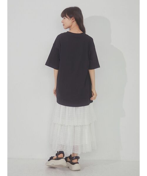 merry jenny（メリージェニー）の「ハーマイオニーTee（Tシャツ/カットソー・レディース・オフホワイト/ブラック・FREE）」の9枚目の写真