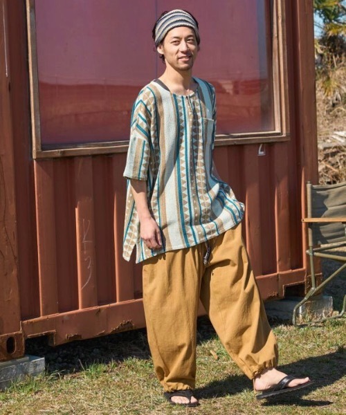 チャイハネ（チャイハネ）の「【チャイハネ】テプケパMEN'Sパンツ（その他パンツ・メンズ・キャメル/ホワイト/ブラック/カーキ・FREE）」の11枚目の写真