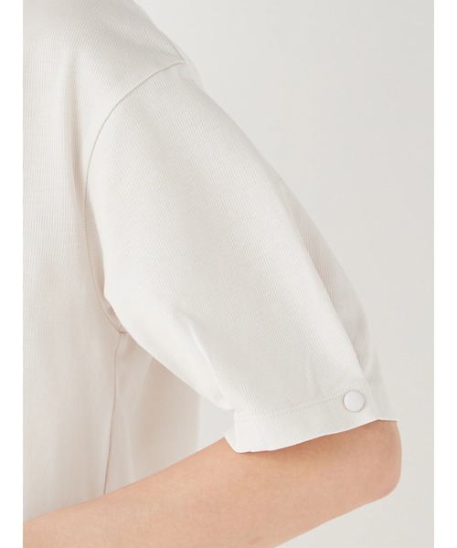 McGREGOR CLASSIC（マックレガークラシック）の「袖口タックTシャツ（Tシャツ/カットソー・レディース・サンドグレー/ネイビー/ナチュラル/イエロー・M/L）」の9枚目の写真