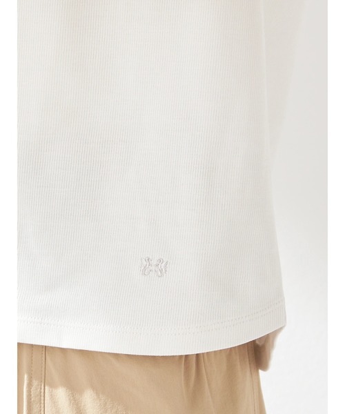 McGREGOR CLASSIC（マックレガークラシック）の「袖口タックTシャツ（Tシャツ/カットソー・レディース・サンドグレー/ネイビー/ナチュラル/イエロー・M/L）」の10枚目の写真