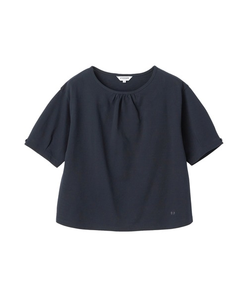 McGREGOR CLASSIC（マックレガークラシック）の「袖口タックTシャツ（Tシャツ/カットソー・レディース・サンドグレー/ネイビー/ナチュラル/イエロー・M/L）」の14枚目の写真