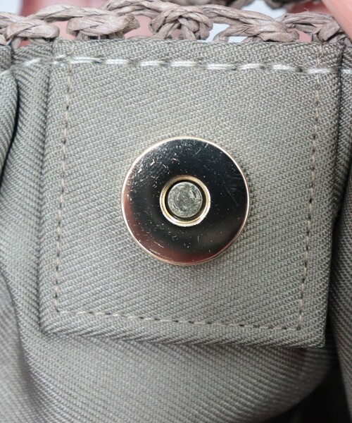 fredy emue（フレディエミュ）の「SMILEY2ハンドルバルーンバッグ（かごバッグ・レディース・イエロー/グレイッシュベージュ・FREE）」の12枚目の写真