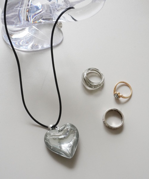 セール】フロント ハート モチーフ ネックレス（ネックレス）｜Port