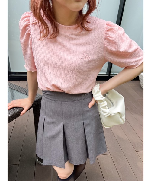 JUMELLE（ジュメロ）の「ウェーブパフT（Tシャツ/カットソー・レディース・ベージュ/ピンク・FREE）」の9枚目の写真