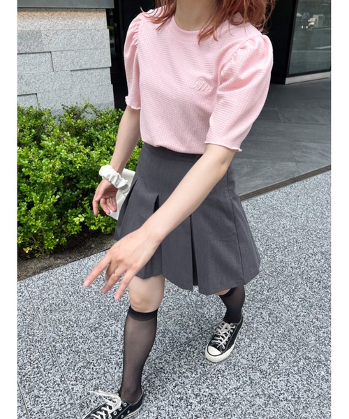 JUMELLE（ジュメロ）の「ウェーブパフT（Tシャツ/カットソー・レディース・ベージュ/ピンク・FREE）」の16枚目の写真