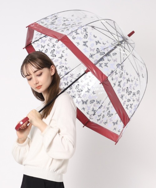 FULTON（フルトン）の「Birdcage Butterfly（長傘・レディース・レッド/ネイビー・FREE）」の2枚目の写真