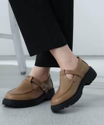 ストラップ付 モカシン