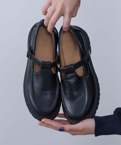 BEAMS HEART（ビームスハート）の「ストラップ付 モカシン（モカシン/デッキシューズ・レディース・アイボリー/ブラック/ベージュ・SMALL/MEDIUM/LARGE）」の10枚目の写真