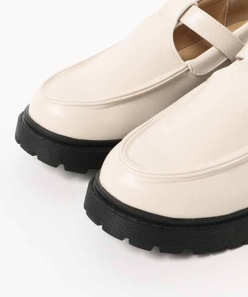 BEAMS HEART（ビームスハート）の「ストラップ付 モカシン（モカシン/デッキシューズ・レディース・アイボリー/ブラック/ベージュ・SMALL/MEDIUM/LARGE）」の12枚目の写真