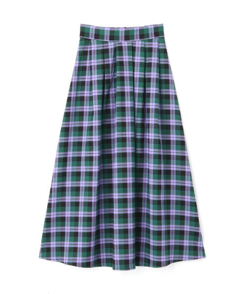 N.（N. Natural Beauty Basic）（エヌエヌナチュラルビューティーベーシック）の「チェックタックAラインスカート（スカート・レディース・ブルー系その他/グリーン系その他・MEDIUM/SMALL）」の17枚目の写真
