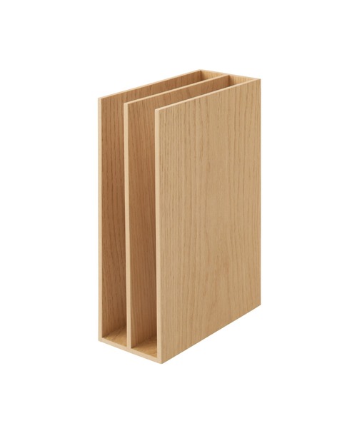 木製収納スタンド・A5サイズ 約幅8．4×奥行17×高さ25．2cm