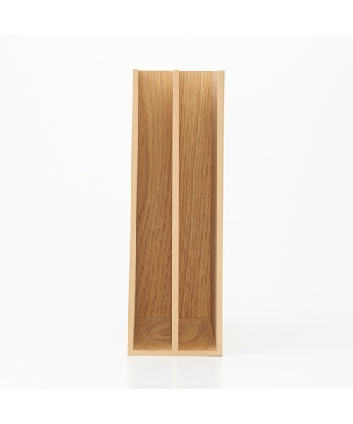 木製収納スタンド・A5サイズ 約幅8．4×奥行17×高さ25．2cm