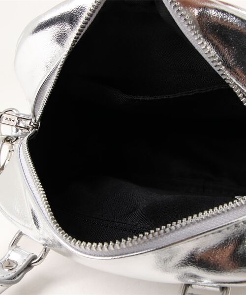 X-girl(エックスガール)の「【X-girl /エックスガール】METALLIC FAUX LEATHER 2WAY MINI BAG(ハンドバッグ・レディース・ライトブルー/シルバー/ピンク・FREE)」の6枚目の写真