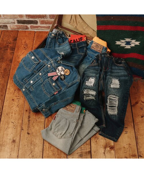 BREEZE（ブリーズ）の「【20周年復刻シリーズ】プレミアムデニムパンツ（デニムパンツ・キッズ・ネイビー/ブルー・140/150/120/110/80/90/100/130）」の6枚目の写真