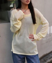 CORNERS（コーナーズ）の「シアートップス（Tシャツ/カットソー）」