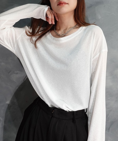 CORNERS（コーナーズ）の「シアートップス（Tシャツ/カットソー