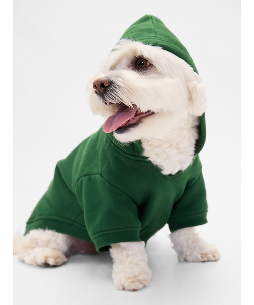 3点セットGAP ロゴ 犬 服パーカー 新品 XLサイズ ブラックグレー