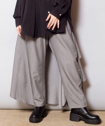 ストライプレイヤードパンツ