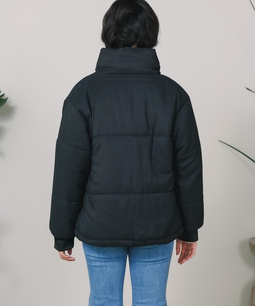 ROOPTOKYO(ループトウキョウ)の「puffer jacket / スタンドカラー ダウンジャケット(ダウンジャケット/コート・レディース・アイボリー/ブラック・FREE)」の18枚目の写真