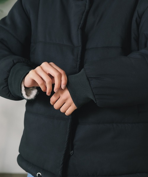 ROOPTOKYO(ループトウキョウ)の「puffer jacket / スタンドカラー ダウンジャケット(ダウンジャケット/コート・レディース・アイボリー/ブラック・FREE)」の12枚目の写真