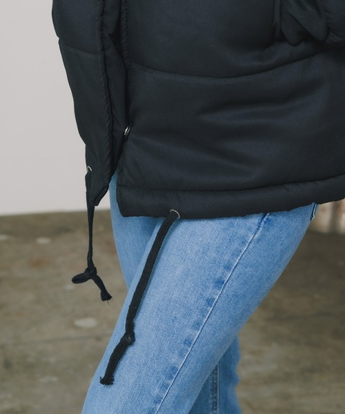 ROOPTOKYO(ループトウキョウ)の「puffer jacket / スタンドカラー ダウンジャケット(ダウンジャケット/コート・レディース・アイボリー/ブラック・FREE)」の14枚目の写真