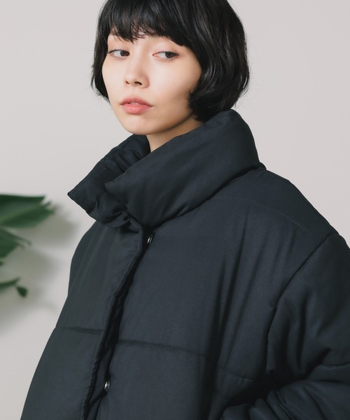 ROOPTOKYO(ループトウキョウ)の「puffer jacket / スタンドカラー ダウンジャケット(ダウンジャケット/コート・レディース・アイボリー/ブラック・FREE)」の11枚目の写真