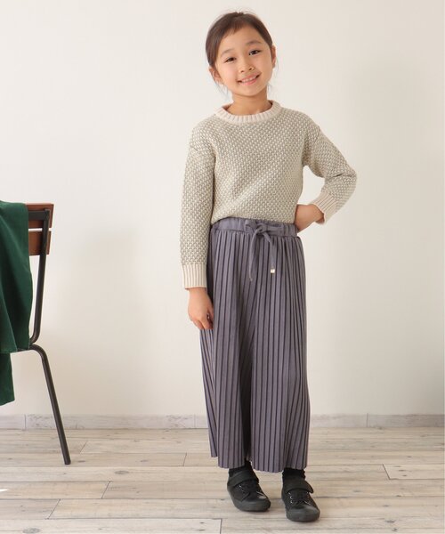 ikka（イッカ）の「【親子コーデ】幾何ジャガードニットプルオーバー（120~160cm）（ニット/セーター・キッズ・ブラック/オリーブ・140/120/130/160/150）」の17枚目の写真