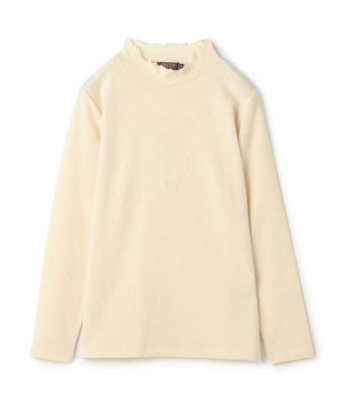 DECOY SINCE 1981(デコイシンスイチキュウハチイチ)の「ジャガードプルオーバー(Tシャツ/カットソー・レディース・ベージュ/ネイビー/グレー・M/LL/L)」の5枚目の写真