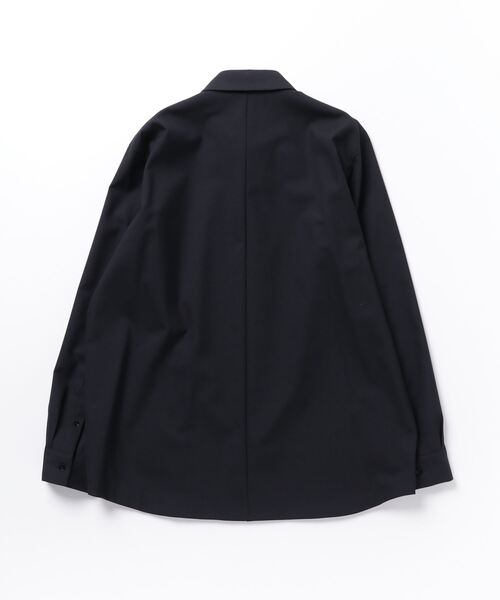 ATON(エイトン)の「【ATON/エイトン】WOOL TROPICAL STANDARD SHIRT(シャツ/ブラウス・メンズ・ブラック/グレー・4/6)」の3枚目の写真