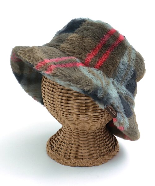 BREEZE(ブリーズ)の「ボアバケットハット(ハット・キッズ・チェック/ベージュ・54/52/56/50)」の8枚目の写真