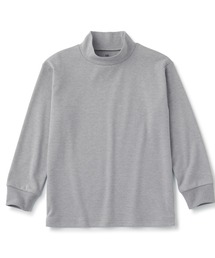 起毛スムース編みハイネック長袖Ｔシャツ（キッズ）