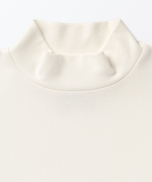 無印良品(ムジルシリョウヒン)の「起毛スムース編みハイネック長袖Tシャツ(キッズ)(Tシャツ/カットソー・キッズ・ピンク系/グレー/ネイビー系7/オフホワイト/グリーン系4/ブラック・110/150/130/140/120)」の18枚目の写真
