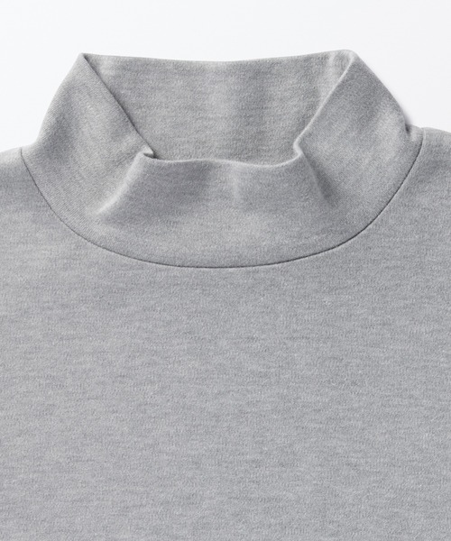 無印良品(ムジルシリョウヒン)の「起毛スムース編みハイネック長袖Tシャツ(キッズ)(Tシャツ/カットソー・キッズ・ピンク系/グレー/ネイビー系7/オフホワイト/グリーン系4/ブラック・110/150/130/140/120)」の22枚目の写真