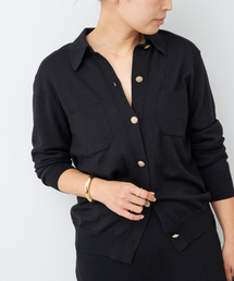 ★美品★MUSE de Deuxieme classeニットカーディガン36BR Deuxieme Classe（ドゥーズィエムクラス）の「【MUSE de Deuxieme