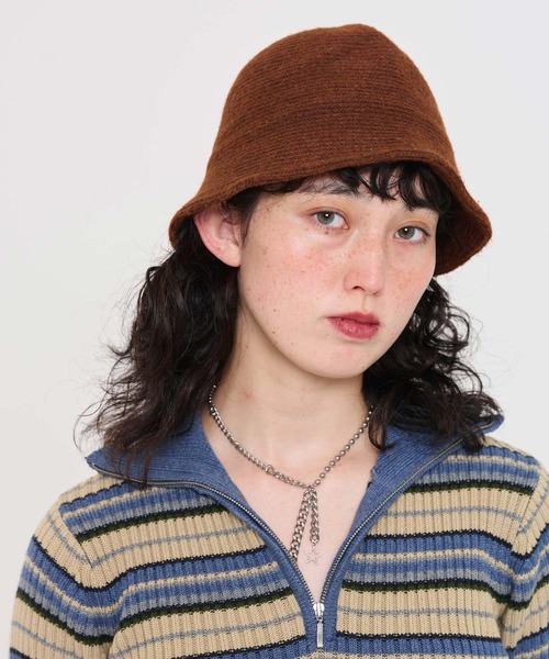 TINA:JOJUN(ティーナジョジュン)の「クローシュハット TINA:JOJUN(ハット・レディース・ブラウン/グレー・F)」の9枚目の写真