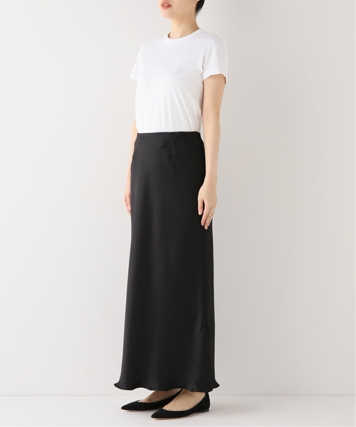 今季　イエナ　ダブルサテンスカート　ブラック　36 追加2》ダブルサテンスカート（スカート）｜IENA（イエナ）の