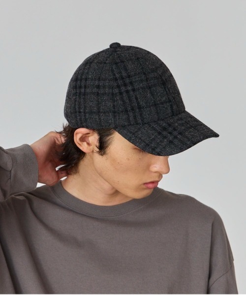 OVERRIDE（オーバーライド）の「【POPEYE Web掲載】OVERRIDE JP TWEED 6P CAP / オーバーライド（キャップ・メンズ・ネイビー/ベージュ/ブラック/ホワイト・60cm/58cm）」の18枚目の写真