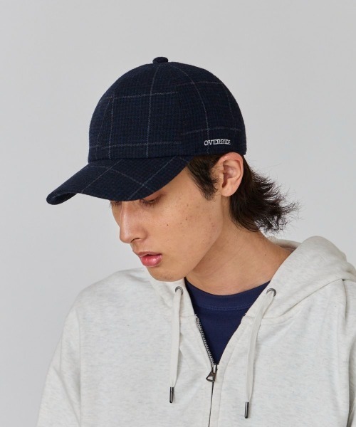 OVERRIDE（オーバーライド）の「【POPEYE Web掲載】OVERRIDE JP TWEED 6P CAP / オーバーライド（キャップ・メンズ・ネイビー/ベージュ/ブラック/ホワイト・60cm/58cm）」の6枚目の写真