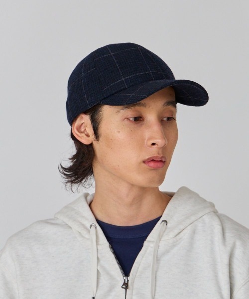 OVERRIDE（オーバーライド）の「【POPEYE Web掲載】OVERRIDE JP TWEED 6P CAP / オーバーライド（キャップ・メンズ・ネイビー/ベージュ/ブラック/ホワイト・60cm/58cm）」の5枚目の写真