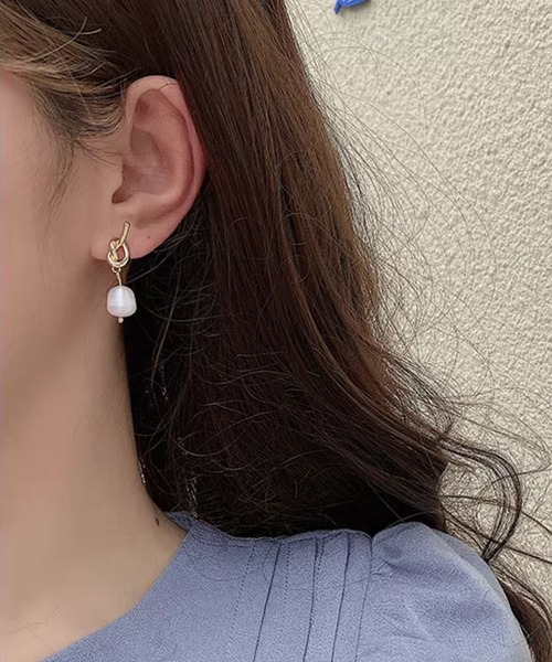 yu-ka（ユーカ）の「YU-KA:バロックパールノットピアス（ピアス（両耳 