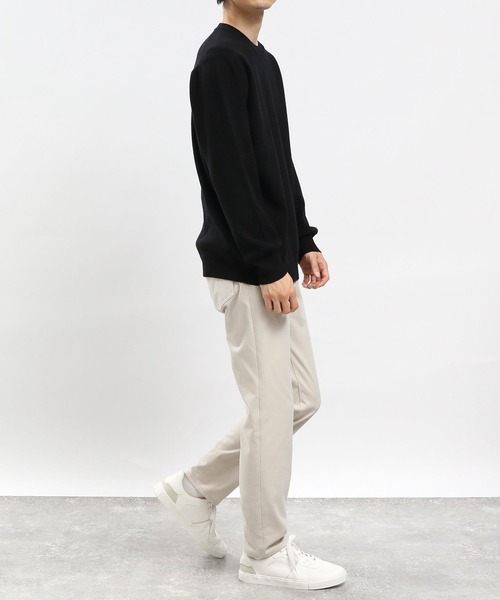 GLOBAL WORK Smile Seed Store（グローバルワーク スマイルシードストア）の「スパンレーヨンプルオーバー/907897（ニット/セーター・メンズ・ネイビー/ブラック/グレー系その他/ベージュ・MEDIUM/SMALL/X-LARGE/LARGE）」の10枚目の写真