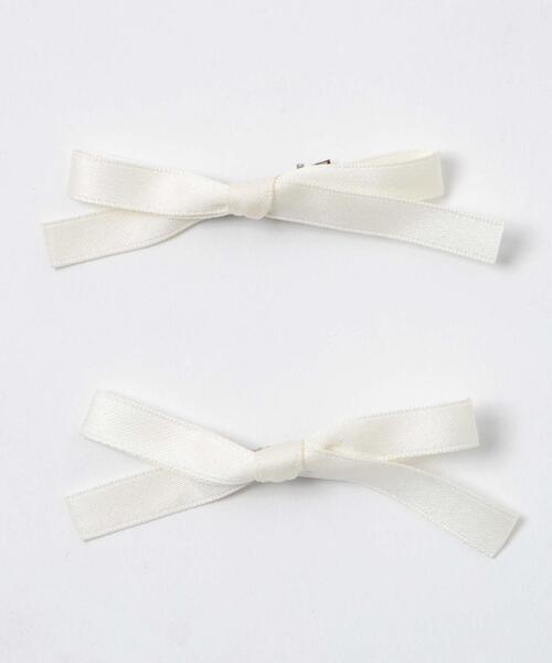 WEGO（ウィゴー）の「WEGO/【2点セット】ナローリボンクリップ（バレッタ/ヘアクリップ・レディース・ブラック/ホワイト/ブラック系その他/シルバー/ライトピンク/サックスブルー/ワイン/アイボリー/その他2/その他1/その他3/グリーン系その他2/グレー系その他2/グレー系その他3/レッド系その他2・FREE）」の17枚目の写真